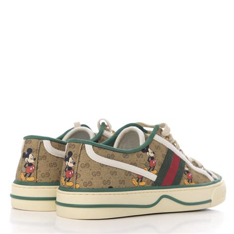 gucci tennis shoes with mickey mouse|mickey mouse gucci bag grey.